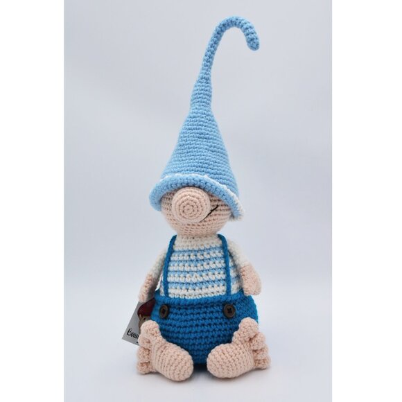 Blue Boy Gnome, One-of-a-Kind and Handmade
